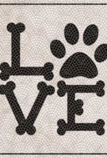A&A Love Paws pet Mat 9.8"x14"