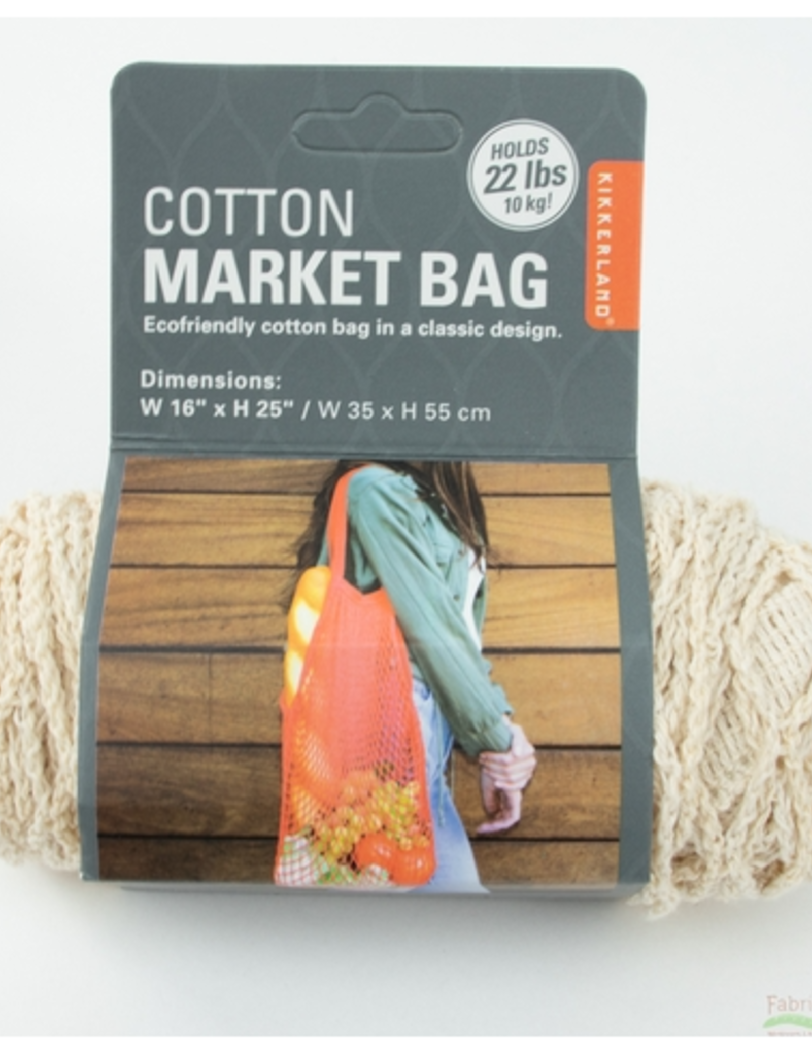Kikkerland Cotton Market Bag Assorted