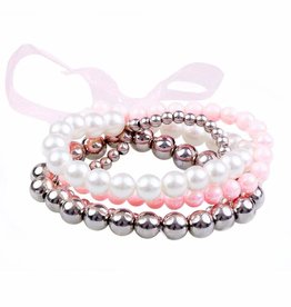 Great Pretenders Pearly to Wed  Bracelet 2pc