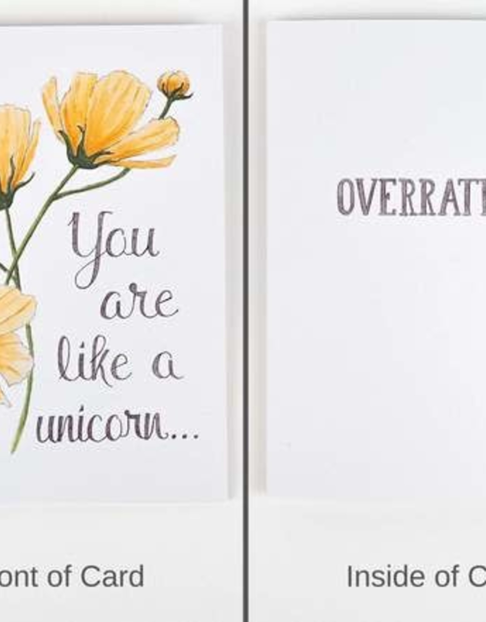 Naughty Florals Naughty Florals Cards Unicorn