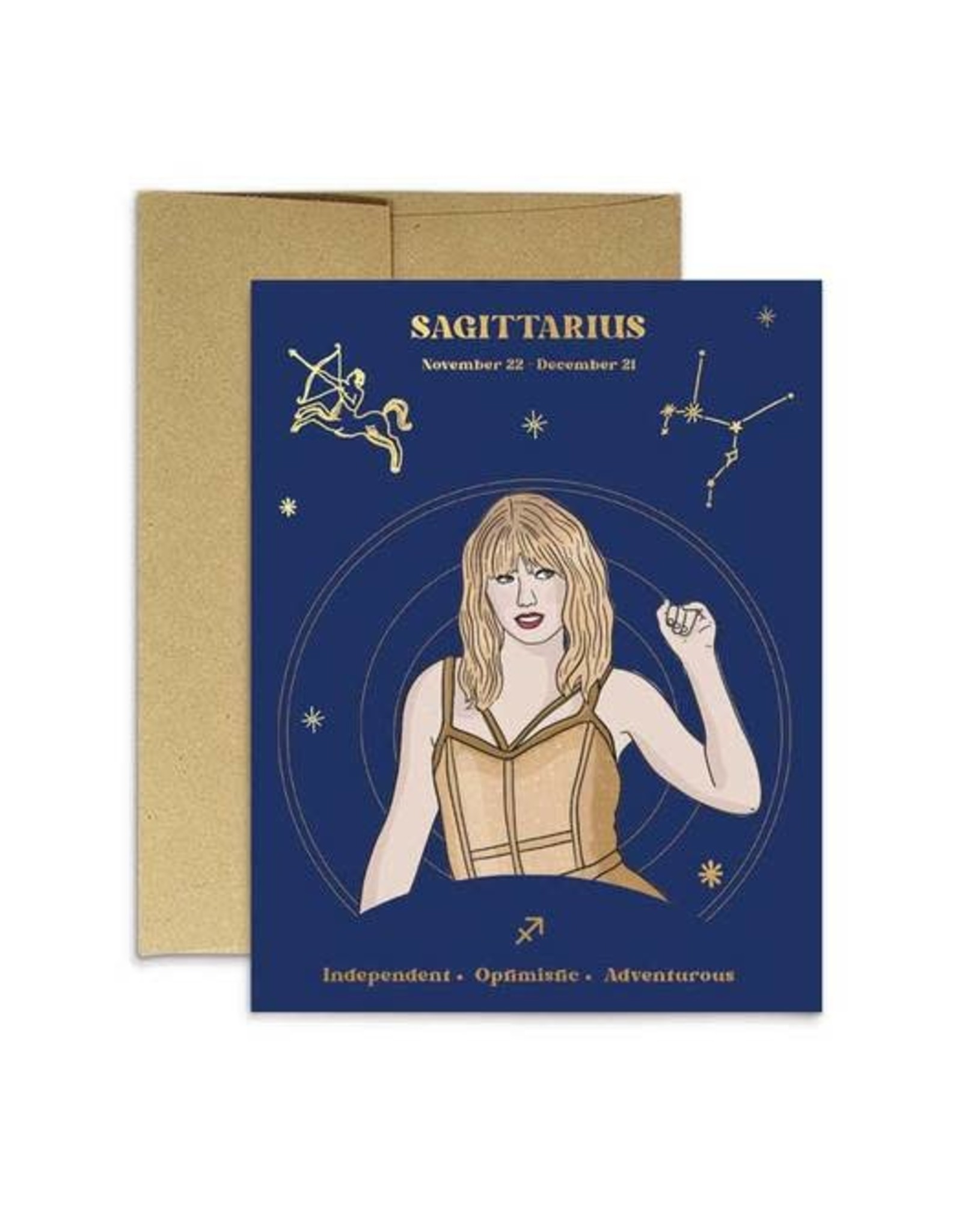 Party Mountain Paper PMP Card Sagittarius