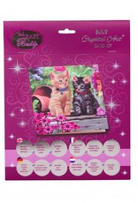 Outset media Crystal Art Card Kit- Cat Friends