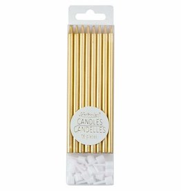 Great Pretenders Metallic Candles - Gold