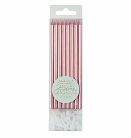 Great Pretenders Metallic Candles - Pink