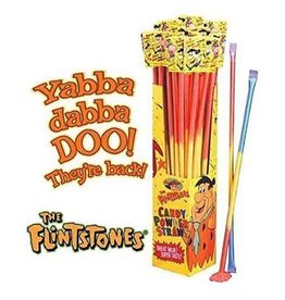 Black Cat Flintstones Candy Powder straws