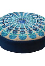 Relaxus Meditation Cushion Round Peacock