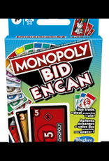 hasbro Monopoly Bid Card Game