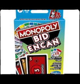 hasbro Monopoly Bid Card Game