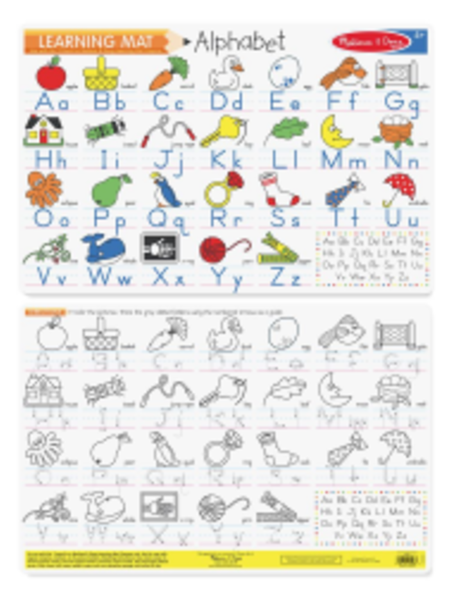 Melissa & Doug Alphabet write a mat