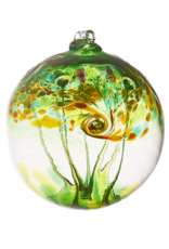 Kitras Art Glass Elements Orb - Earth  6" Kitras
