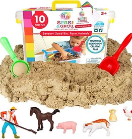 Be Amazing Toys Sense & Grow Sand Bin Farm Animals