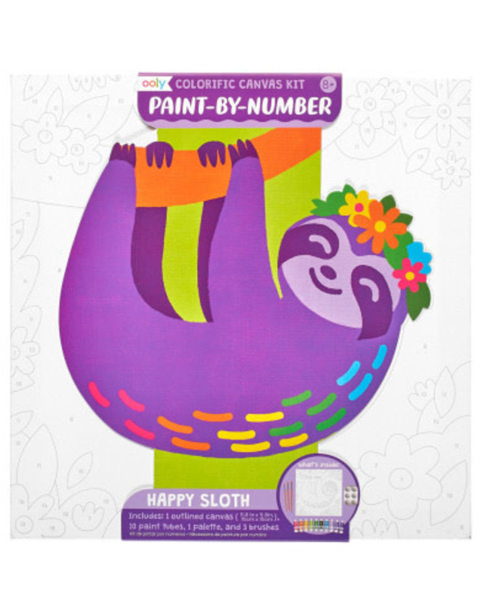 OOLY Colorific Paint by Number Happy Sloth