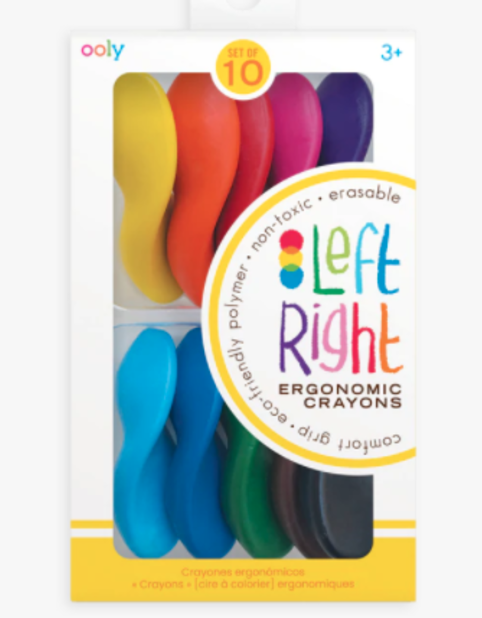 OOLY Left-Right Ergonomic Crayons