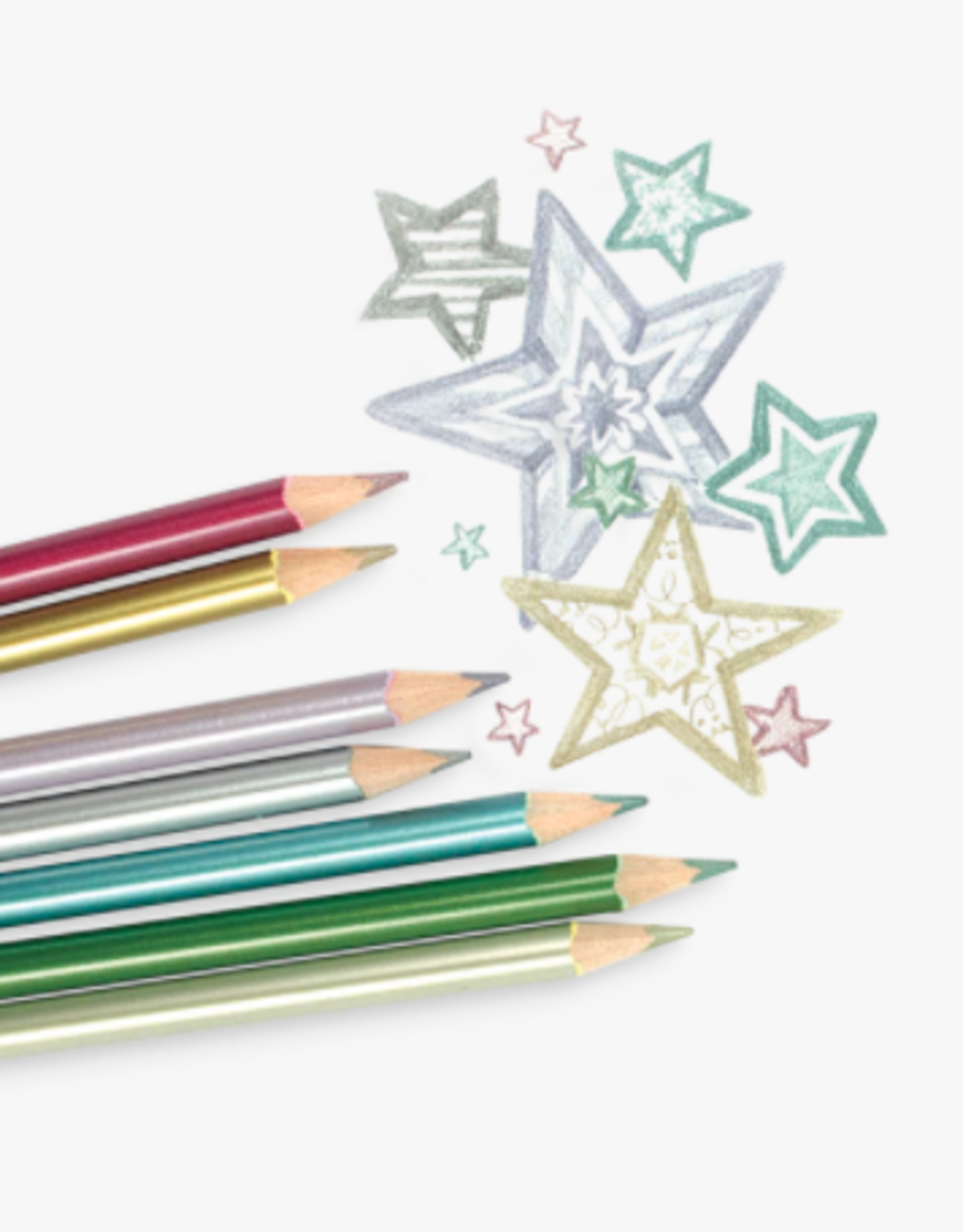OOLY Modern Metallics Colored Pencils