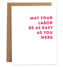 Rhubarb Paper co Rhubarb Cards Easy Labor