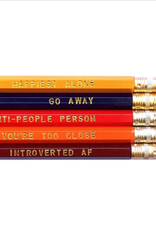 Rhubarb Paper co Rhubarb cards  Introvert Pencils