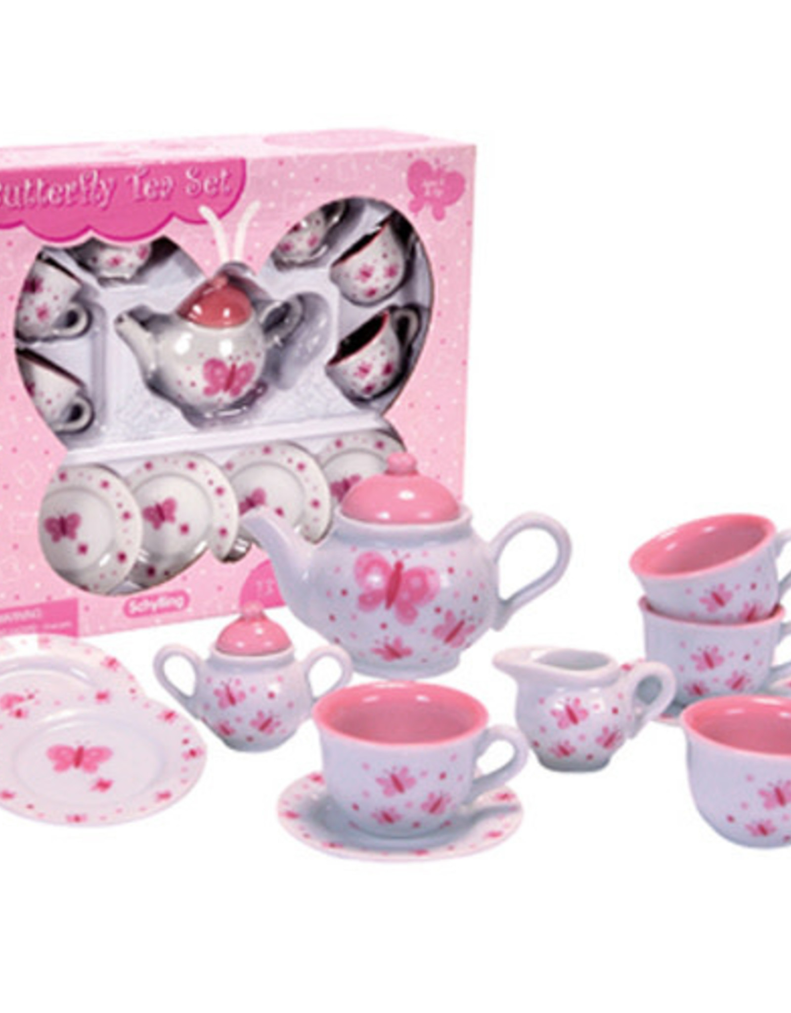 Schylling Butterfly Tea set Porcelain