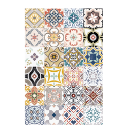 A&A AntiQ. Ceramics Color tiles Rec. 4x6'