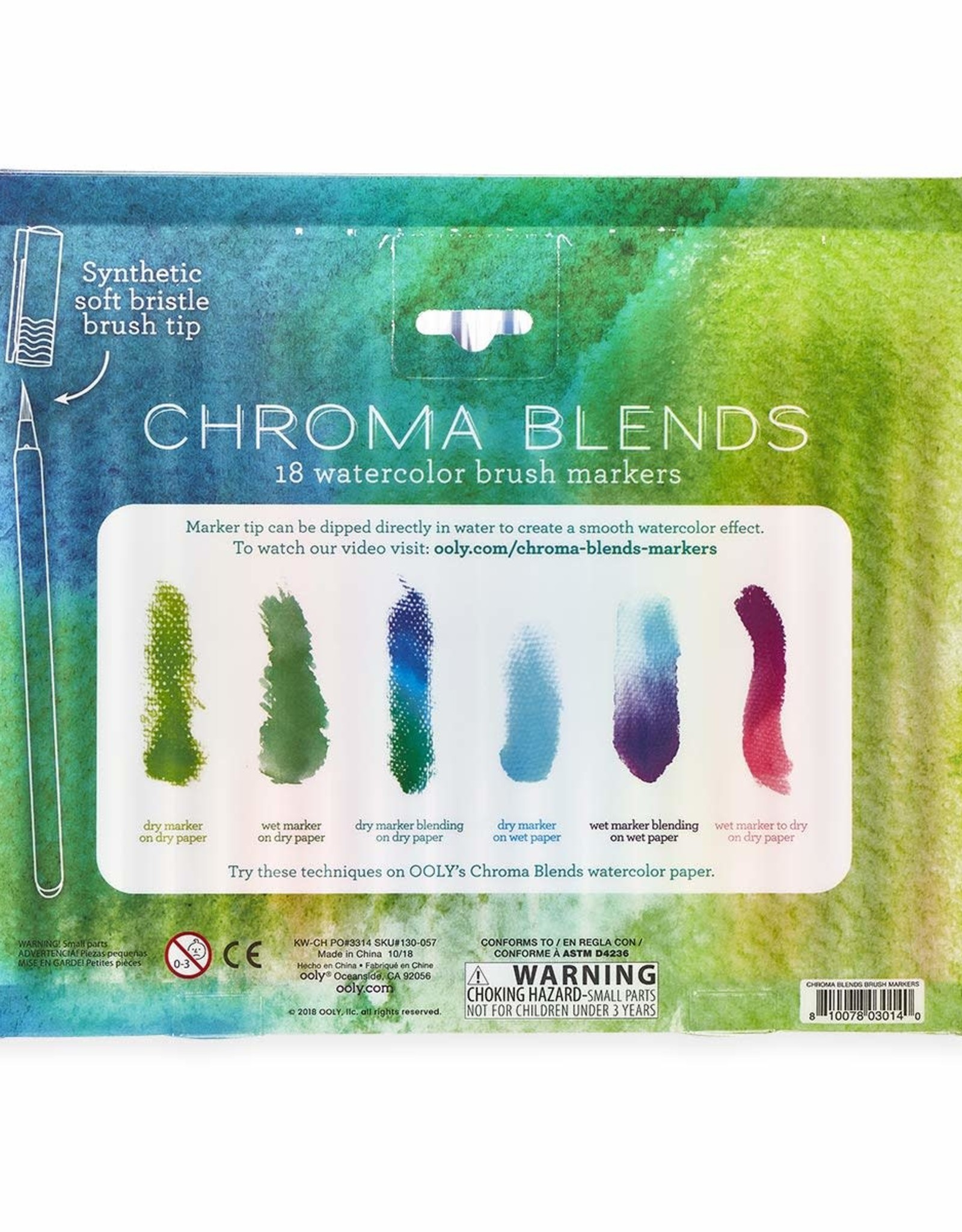 OOLY Chroma Blends Watercolor markers