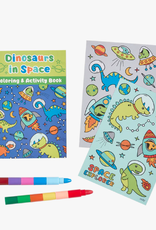OOLY Mini Traveller Color & Act. Book Dino in Space