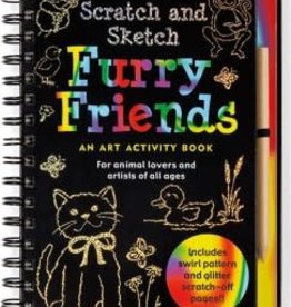Peter Pauper Press Furry Friends Scratch & Sketch
