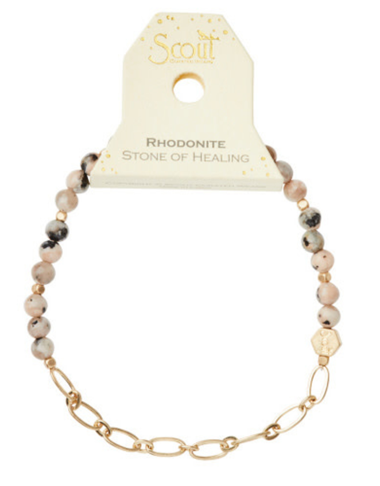 Scout Curated Mini Stone w Chain Bracelet