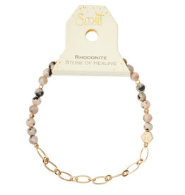 Scout Curated Mini Stone w Chain Bracelet