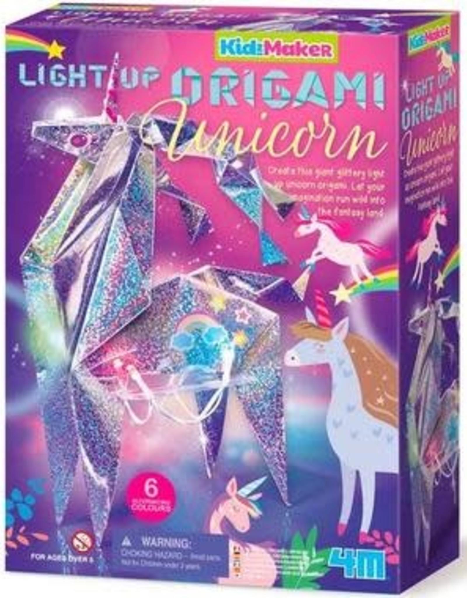 4M/Playwell Light Up Origami Unicorn