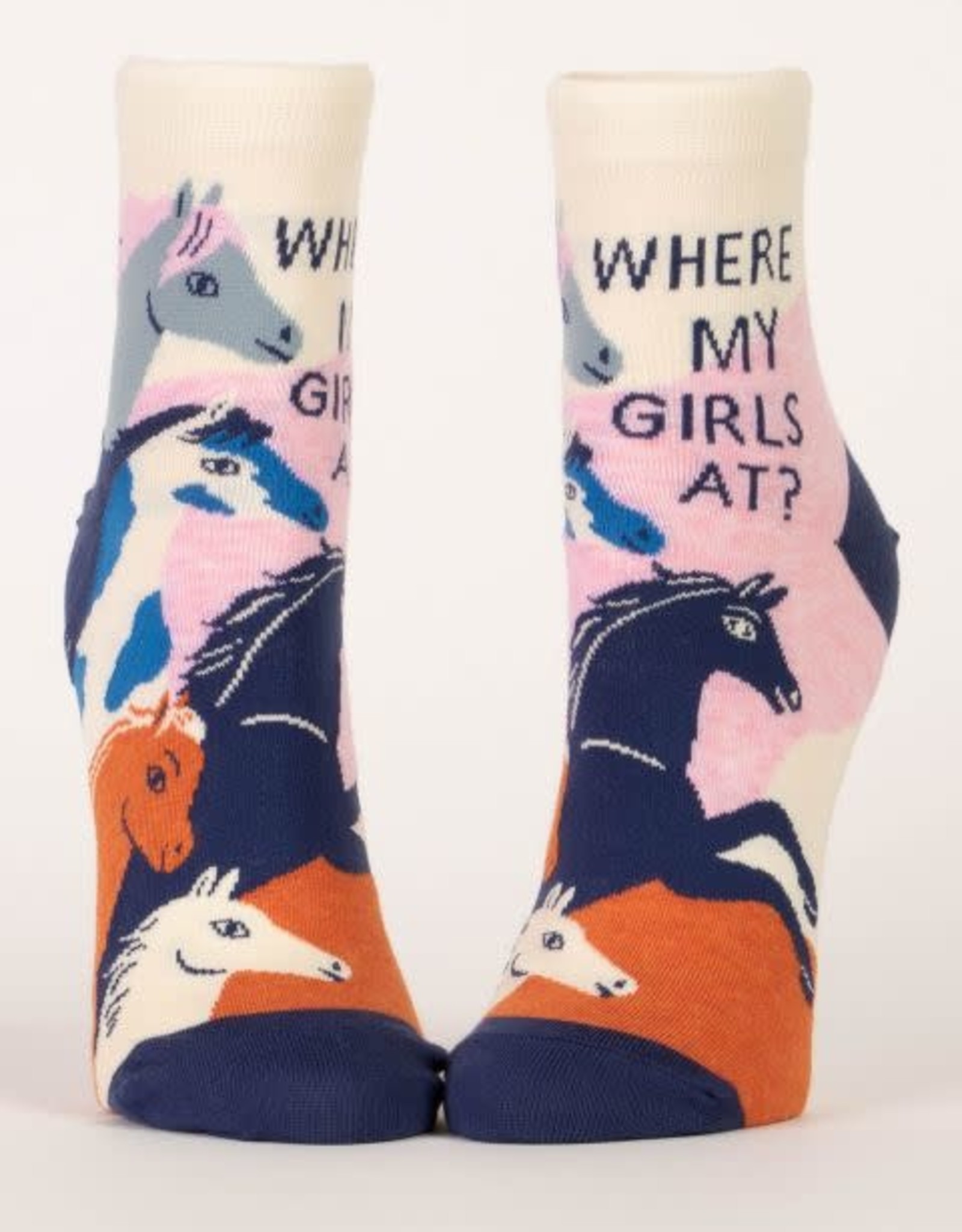 Blue Q Women’s ankle Socks Where my Girls at?