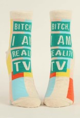 Blue Q Women’s ankle Socks Reality TV