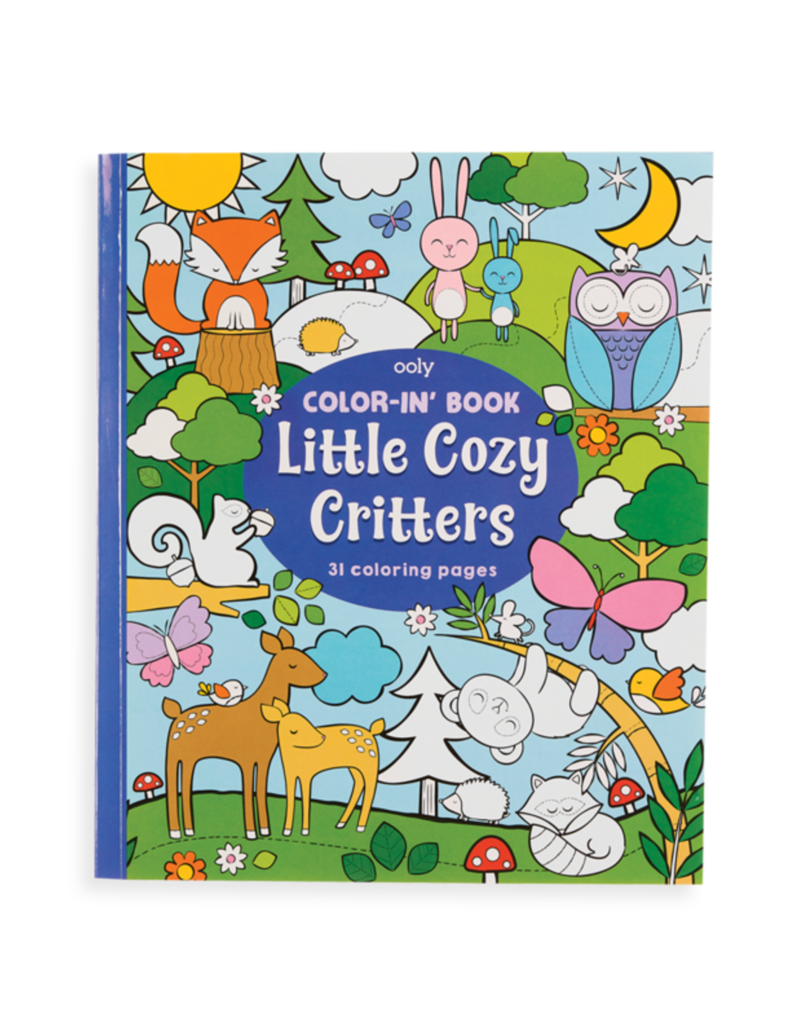 OOLY Cozy Critters Color-in-book