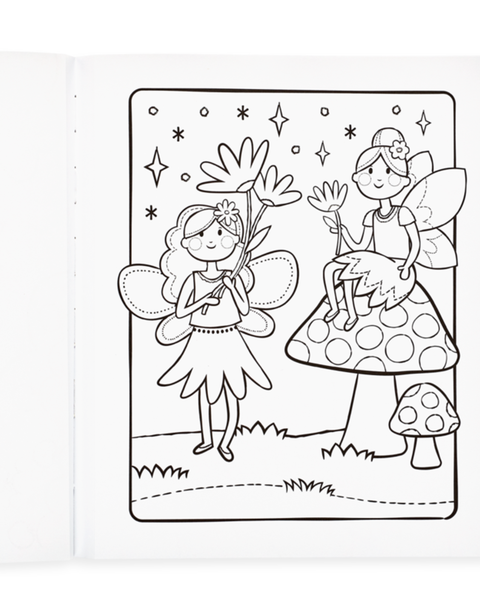 OOLY Princess & Fairies  Color-in-book