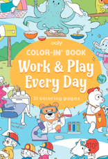 OOLY Work & Play Color-in-book