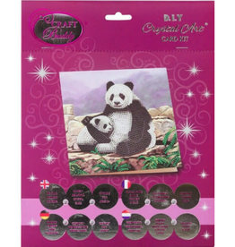Outset media Crystal Art Card Kit- Panda