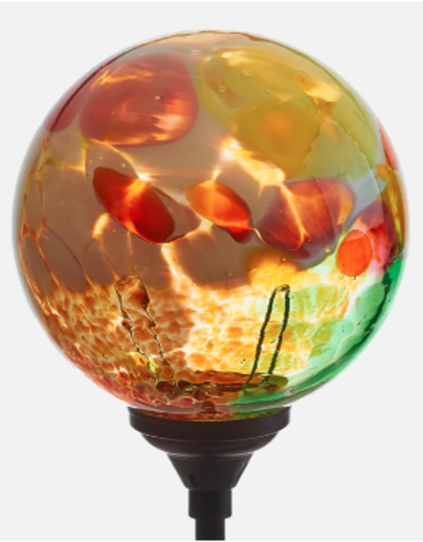 Kitras Art Glass Fairy Solar Light Fern Kitras