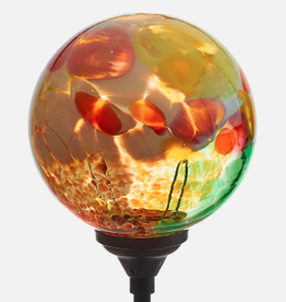 Kitras Art Glass Fairy Solar Light Fern Kitras