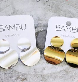 Bambu Bambu Earrings Chevelle Brass