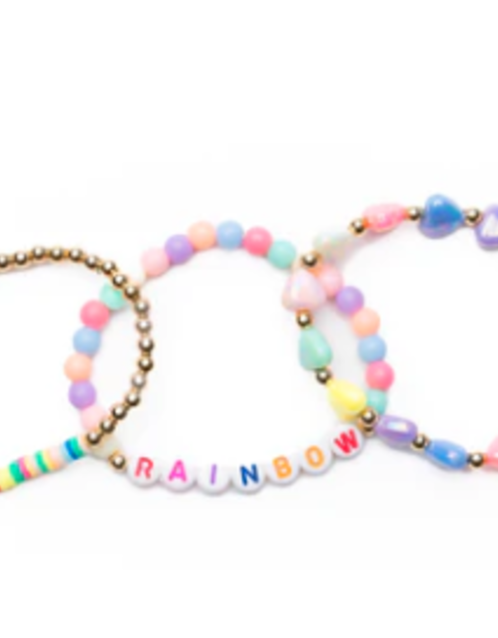 Great Pretenders Rainbow Smiles  bracelet 3pc