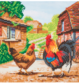 Outset media Crystal Art Md Farmyard Chickens