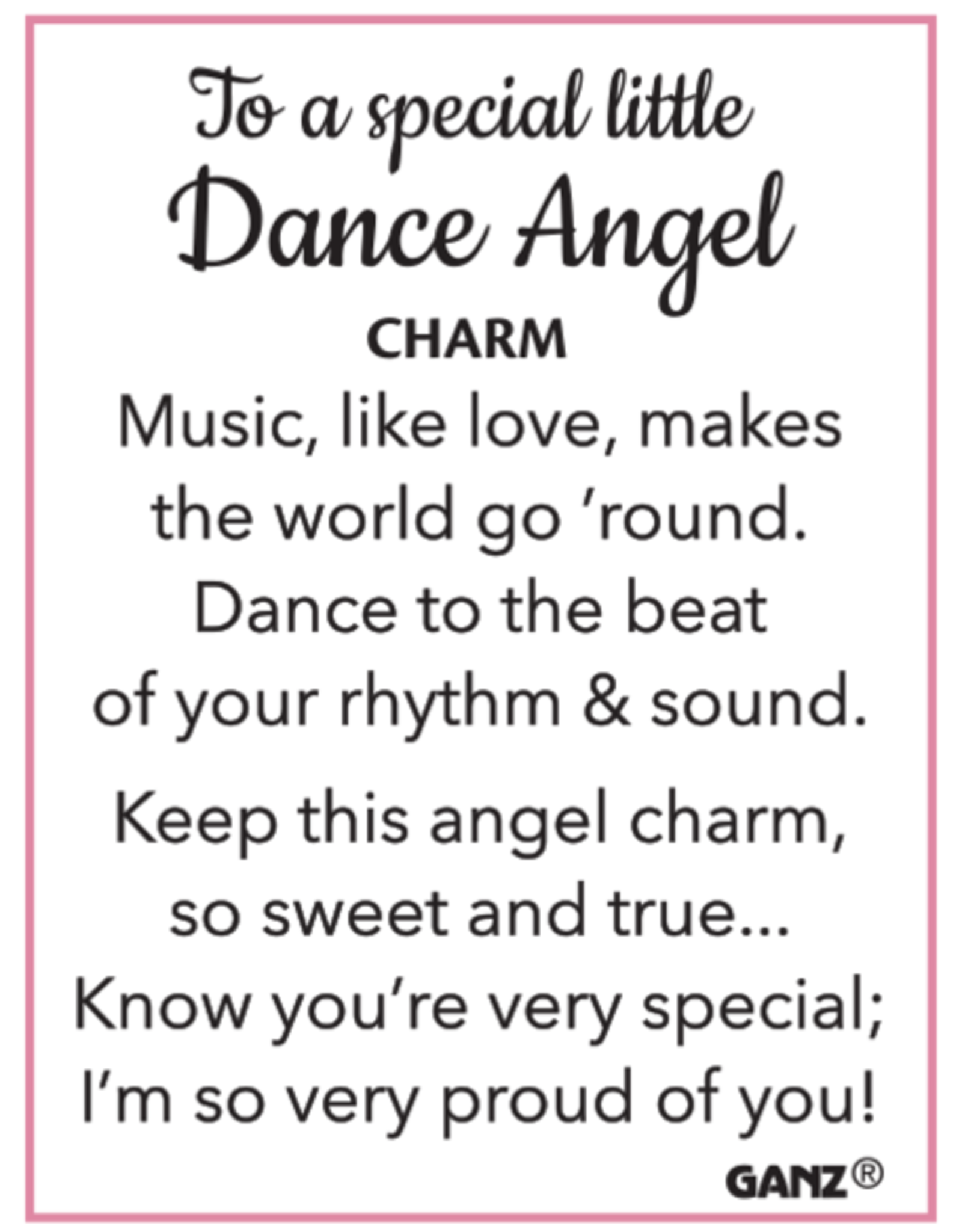 Ganz Dance Angel Charm