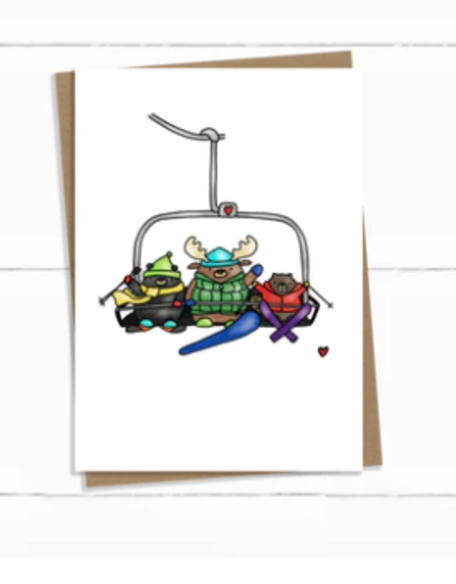 Baun Bon Cards Baun Bon Cards Chairlift Critters