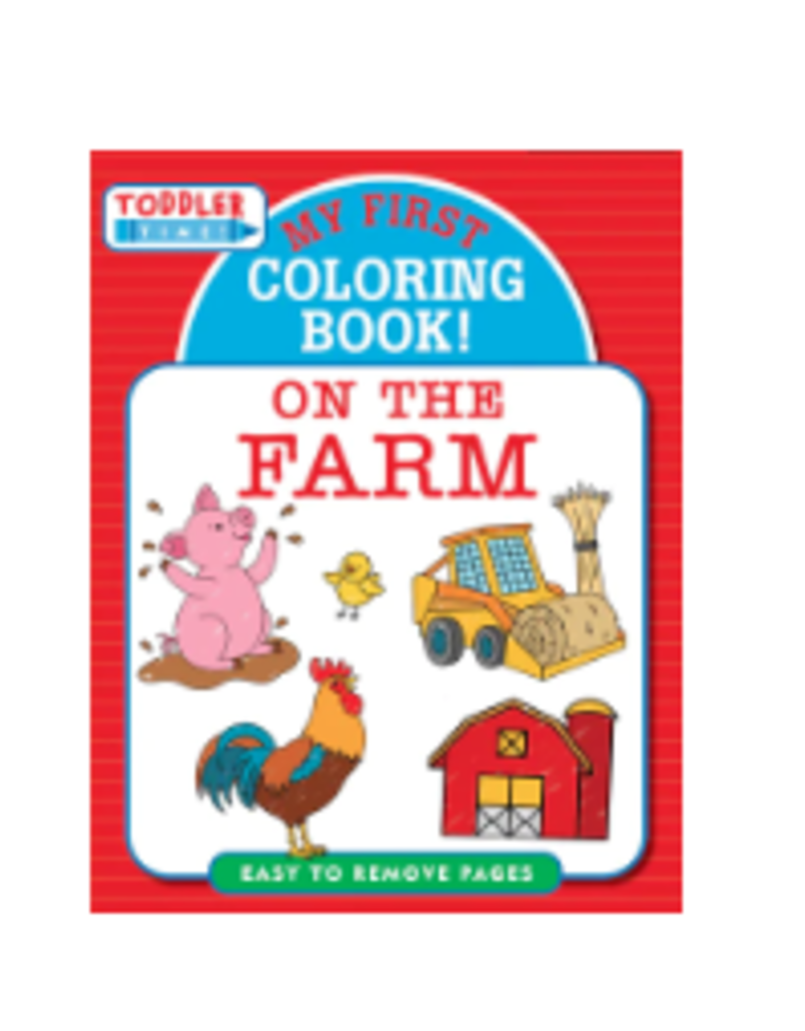 Peter Pauper Press Toddler Time Coloring On the Farm