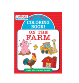 Peter Pauper Press Toddler Time Coloring On the Farm
