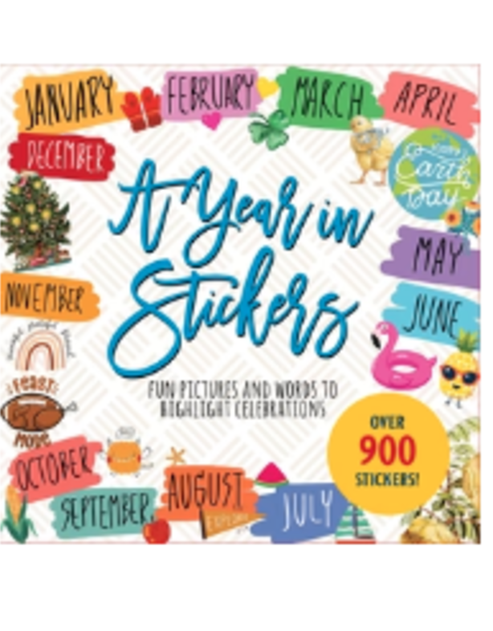 Peter Pauper Press A Year in Stickers! Sticker Book