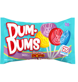 Pacific Candy Dum  Dum Bunny pops bag 25