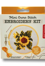 Kikkerland Sunflower Embroidery Kit