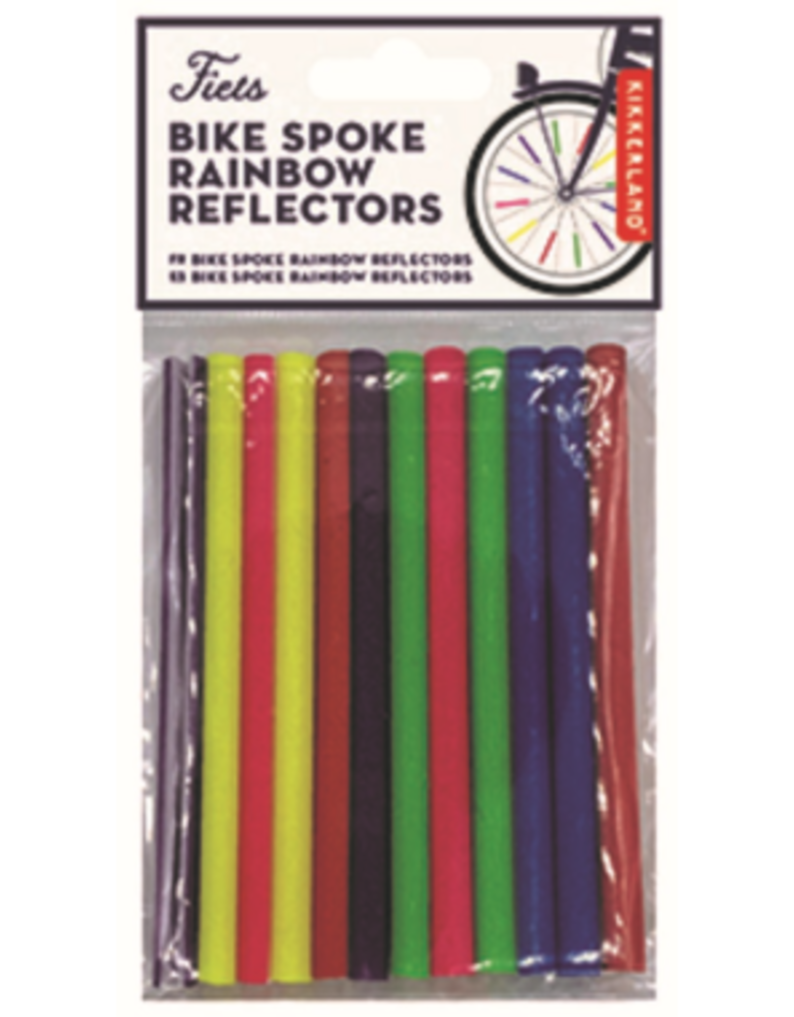 Kikkerland Bike Spoke Rainbow Reflectors Rainbow