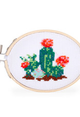 Kikkerland Cactus Embroidery Kit