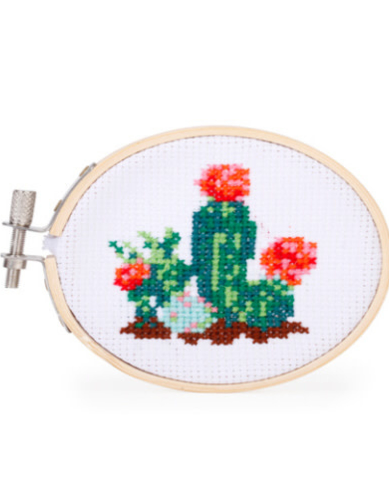 Kikkerland Cactus Embroidery Kit