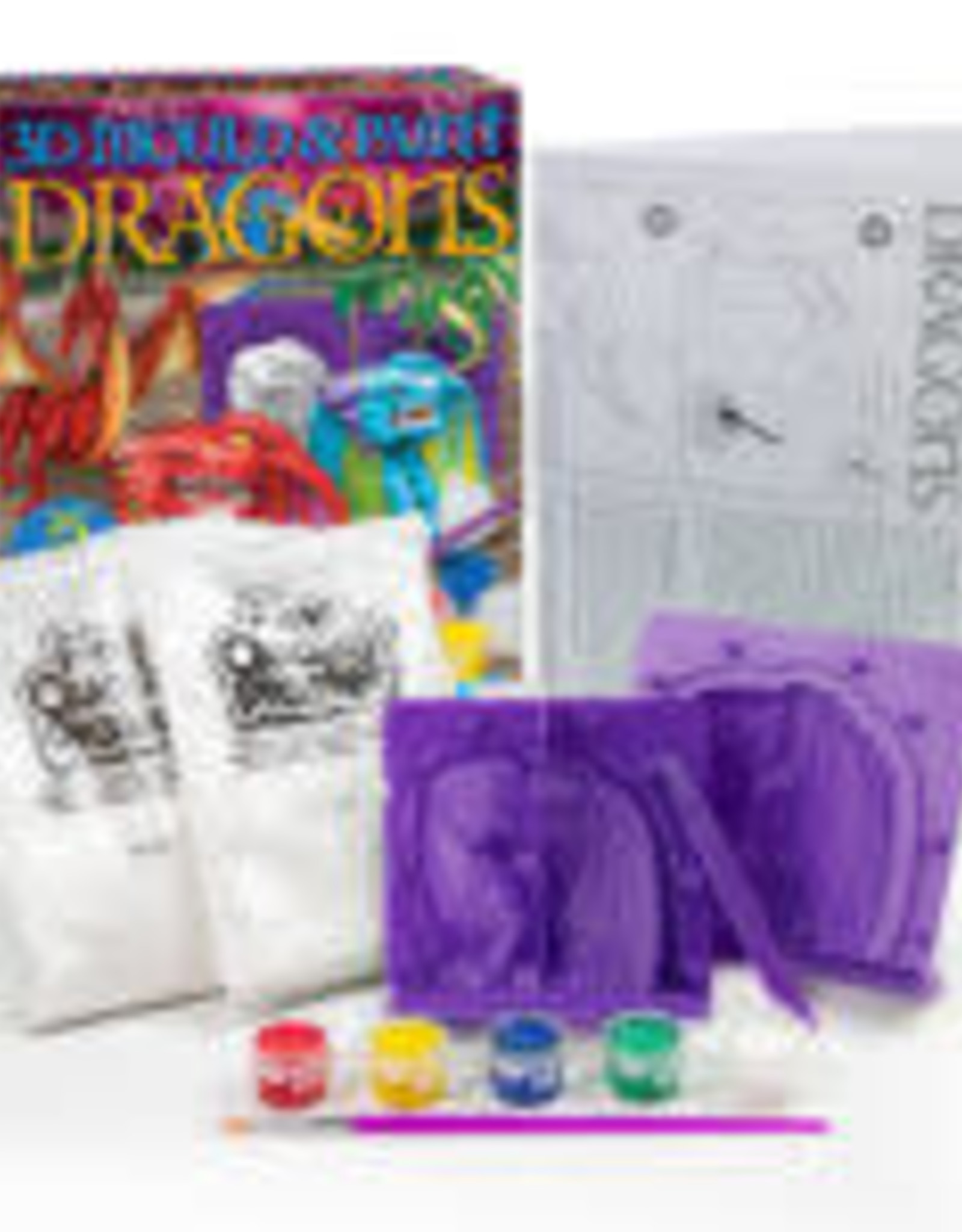 Playwell 3D Mould & Paint Dragons
